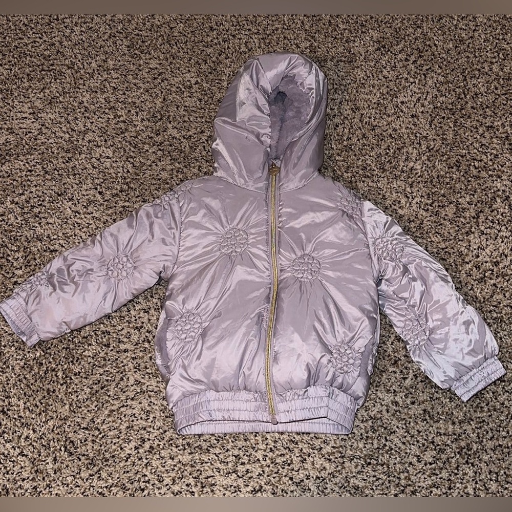 Le Chic Girl’s Lavender Puffer Jacket
